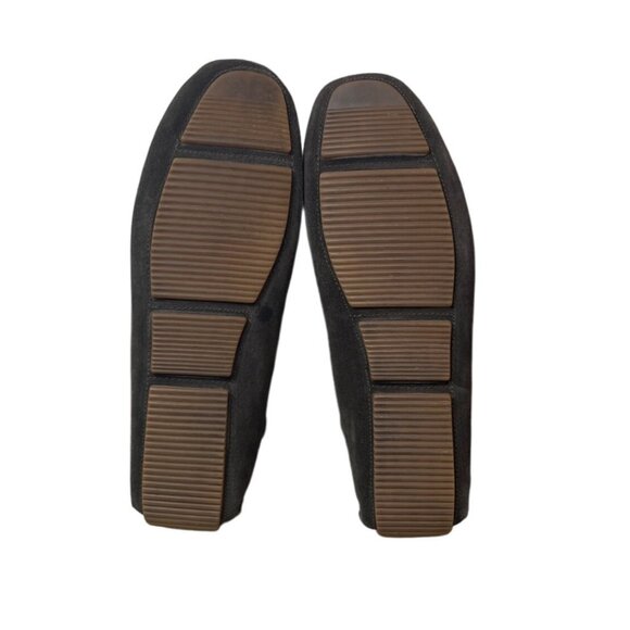 Johnston & Murphy Men's Dark Brown Suede Wooven Driver Mizell Sz 12M - Picture 8 of 10